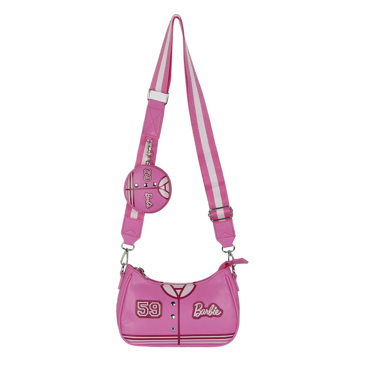 Barbie Varsity-Borsa Fancy 2.0, Rosa, 23,5 x 16 cm