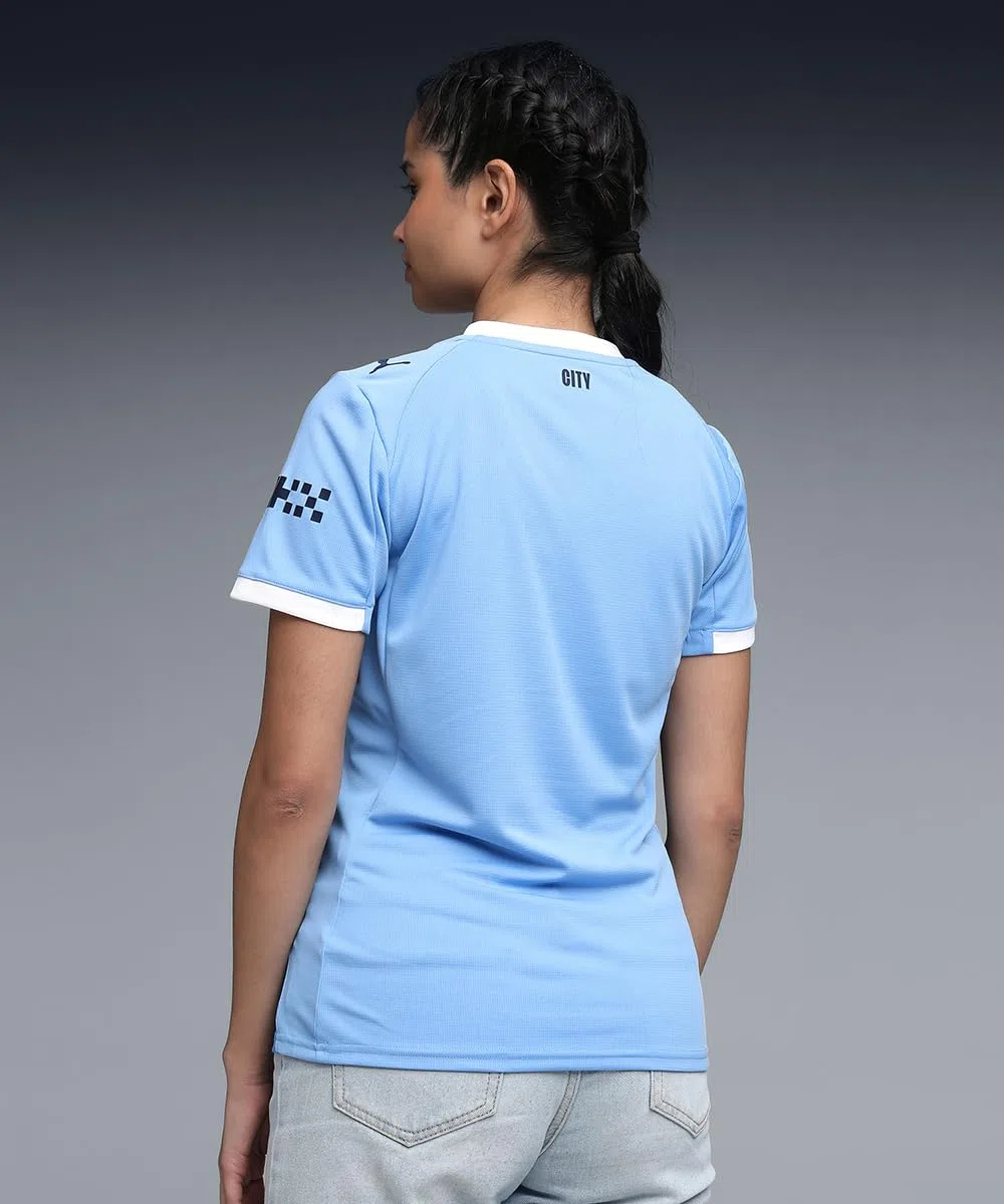 PUMA Maglia Home Manchester City Stagione 2025/26 - Donna - Team Light Blue