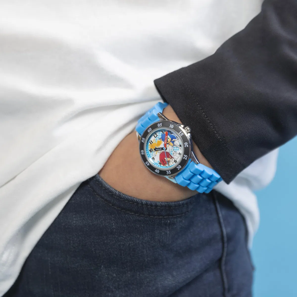 Sonic - Orologio Ragazzi, Blue Printed, SNC9038