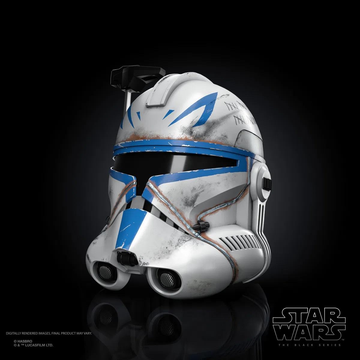 Star Wars Hasbro The Black Series, casco elettronico premium del Capitano Rex dei Cloni, articolo per roleplay per adulti ispirato alla serie Ahsoka, dai 14 anni in su