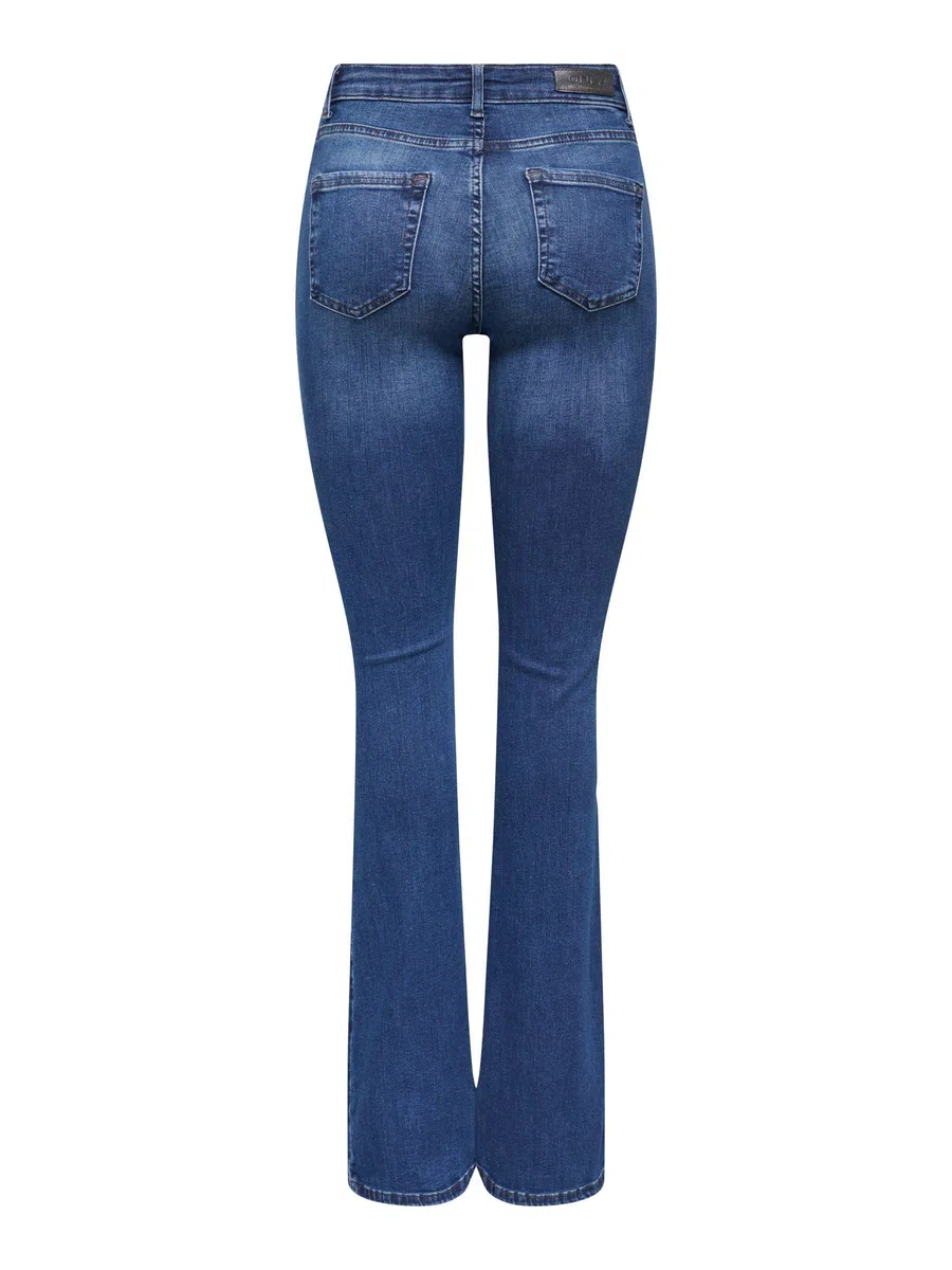 Only - Onlblush Mid Flared DNM Tai021 Noos, Jeans Donna