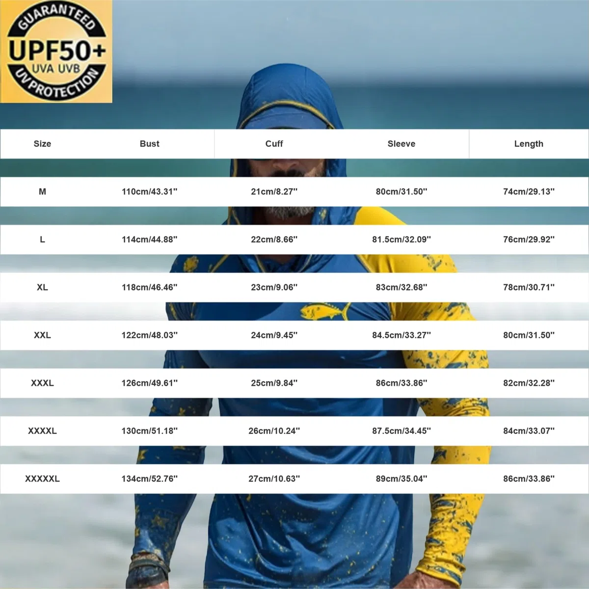 T-Shirt da Pesca Rashguard Protezione Solare Felpa da Uomo con Cappuccio E Protezione dai Raggi UV Estiva Asciugatura Rapida Magliette a Maniche Lunghe UPF 50+ Camicia Escursionismo