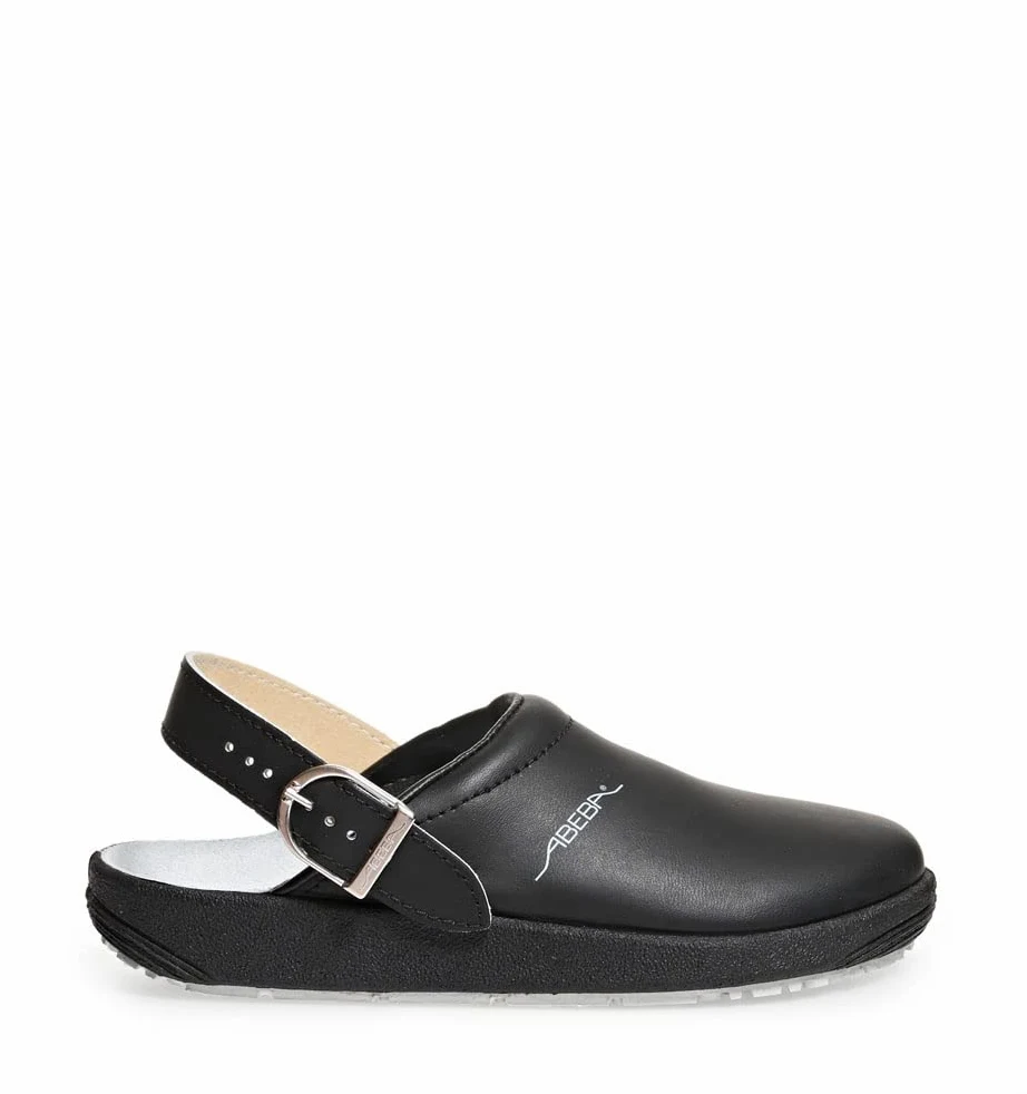 Abeba 9252 – 36 Rubber Scarpe pettine, Nero, 9252-43