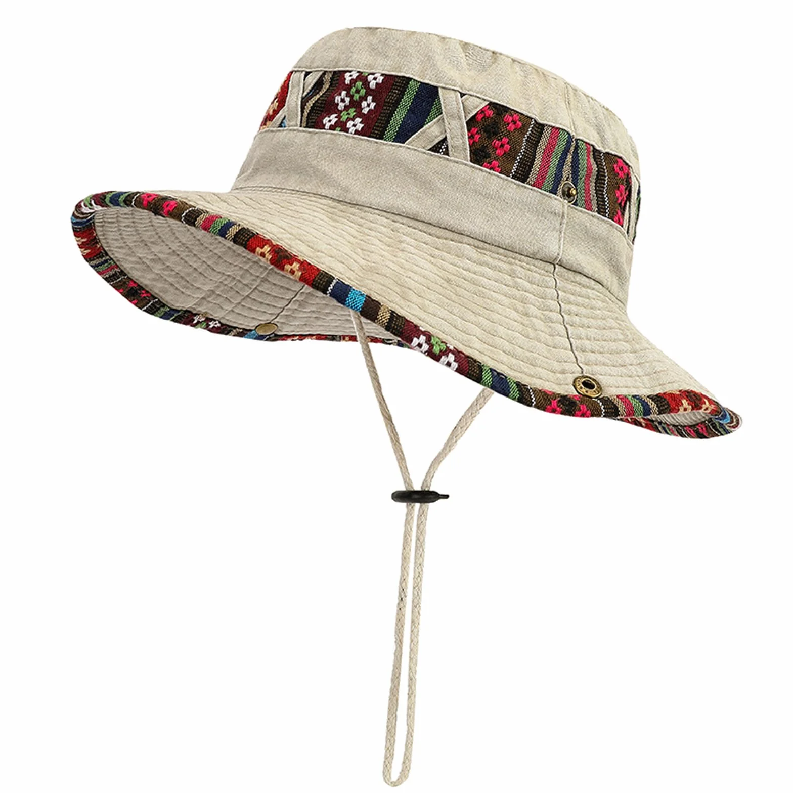 SAKTHIVEL Cappello Pescatore Uomo Cappello Sole Uomo Estivo Anti UV per Trekking Pesca e Safari Boonie