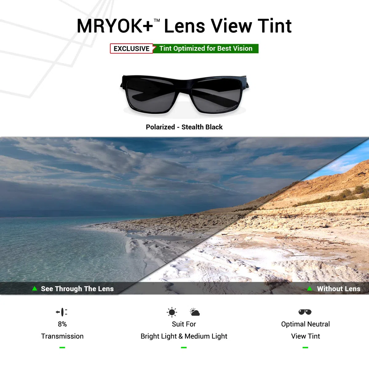 Mryok Lenti di ricambio per Oakley Ten X OO9128 - Opzioni