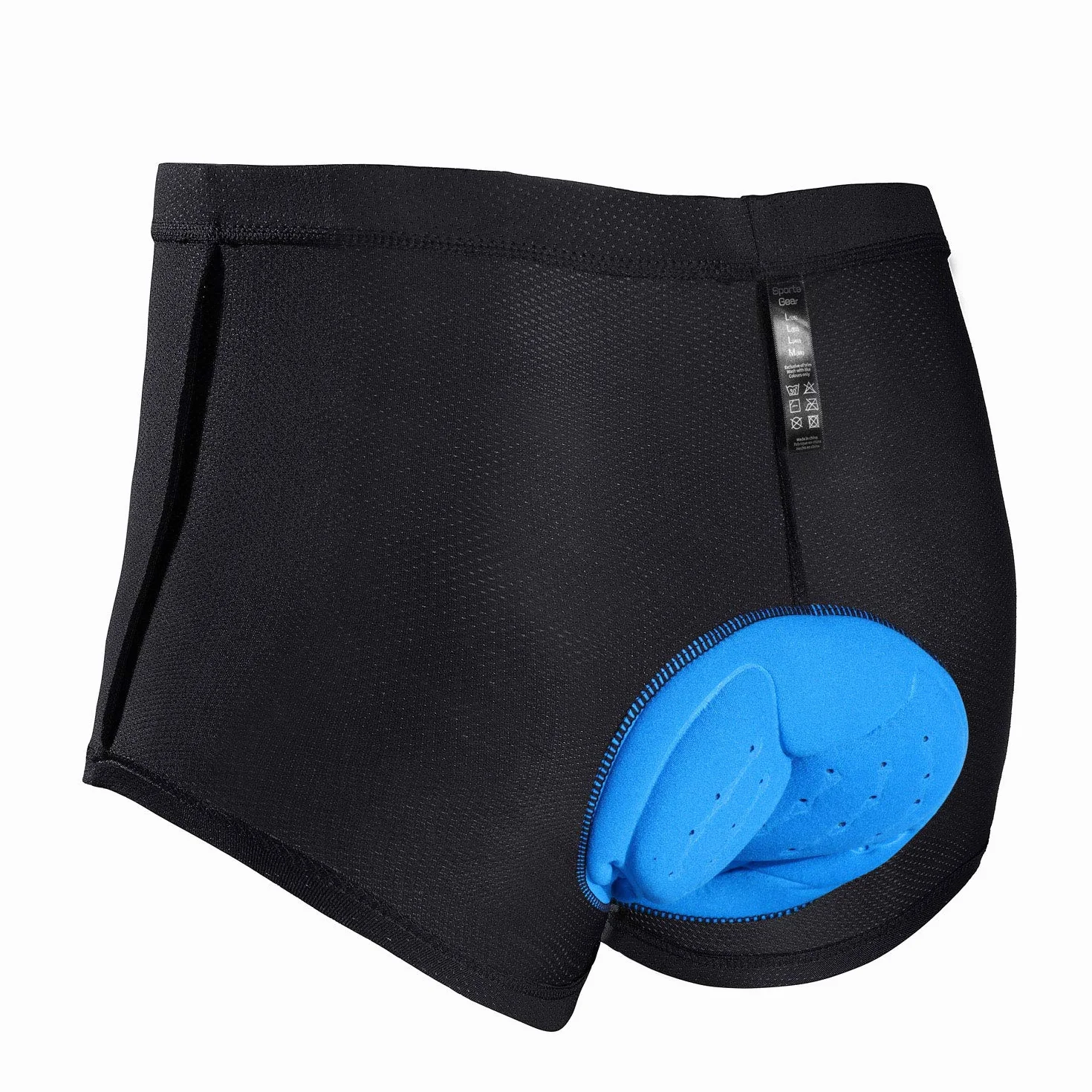 Mutande da ciclismo da uomo, imbottite, da ciclismo, con imbottitura imbottita, in gel 3D