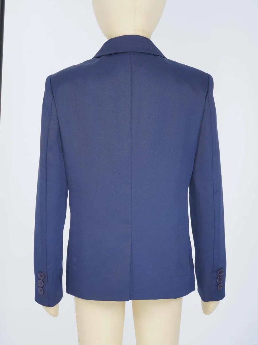MSemis Giacca Elegante per Bambini e Ragazzi Giacca da Battesimo Festa di Nozze Nuziale Slim Fit Blazer Capotto Gentiluomo Maniche Lunghe Smoking Tuxedo Cerimonia, 4-14 Anni