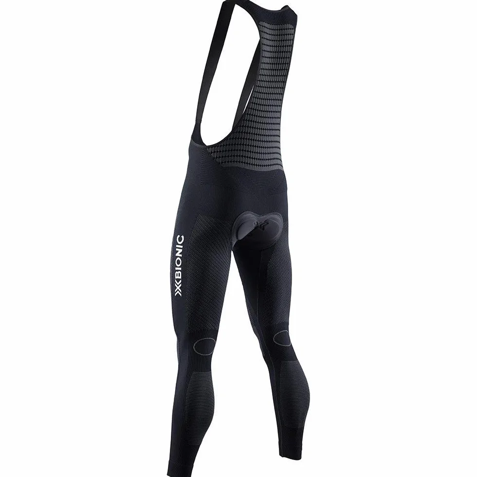 X-Bionic - Invent 4.0 Cycling Bib Pants Men, Salopette Pantaloni da Ciclismo Traspirante Uomo