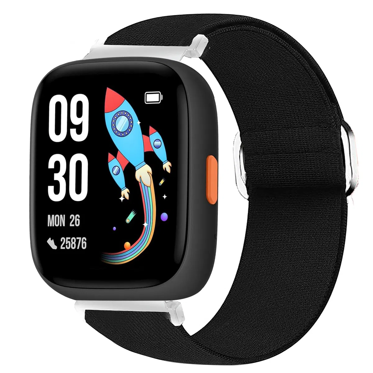 Blueshaweu Cinturino in tessuto regolabile (22 mm) per smartwatch Biggerfive per bambini, super morbido, elastico ad alta elasticità, compatibile con smartwatch Biggerfive Brave e Brave2