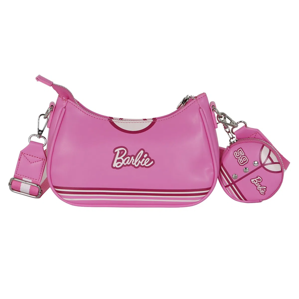 Barbie Varsity-Borsa Fancy 2.0, Rosa, 23,5 x 16 cm