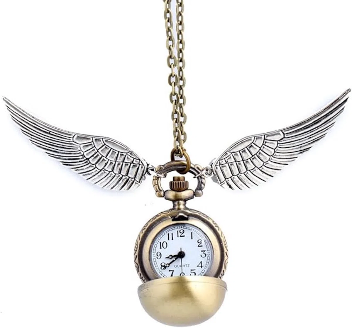 Collana Harry Potter Quidditch Boccino d'Oro Pendente Gioielli Regalo