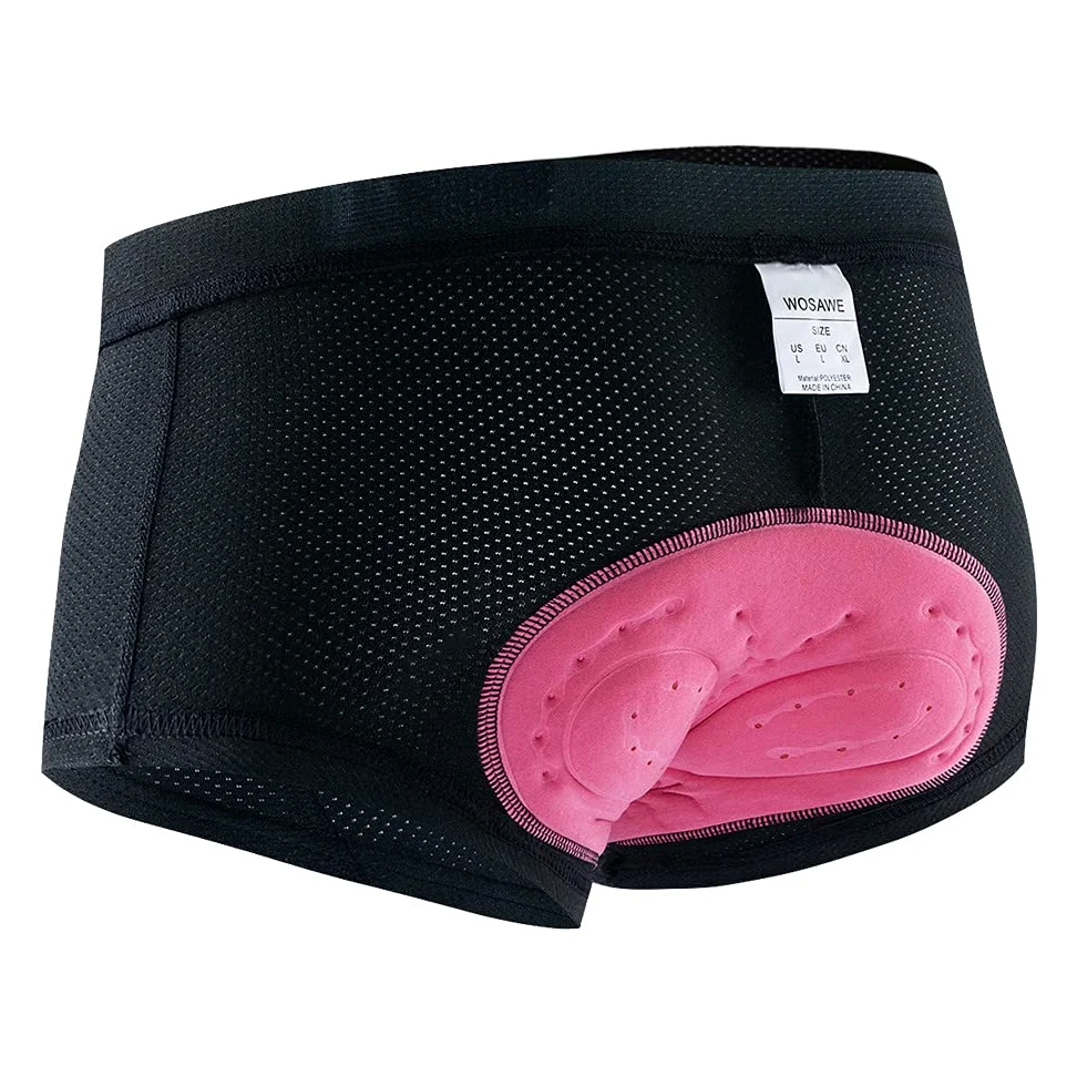 Pantaloncini Ciclismo Donna Ciclismo Biancheria intima Sport Pattern Pantaloncini Compressioni Collant per biciclette Pantaloncini Bicicletta Gel MTB Donne Pantaloncini da donna a cavallo Manodances(B