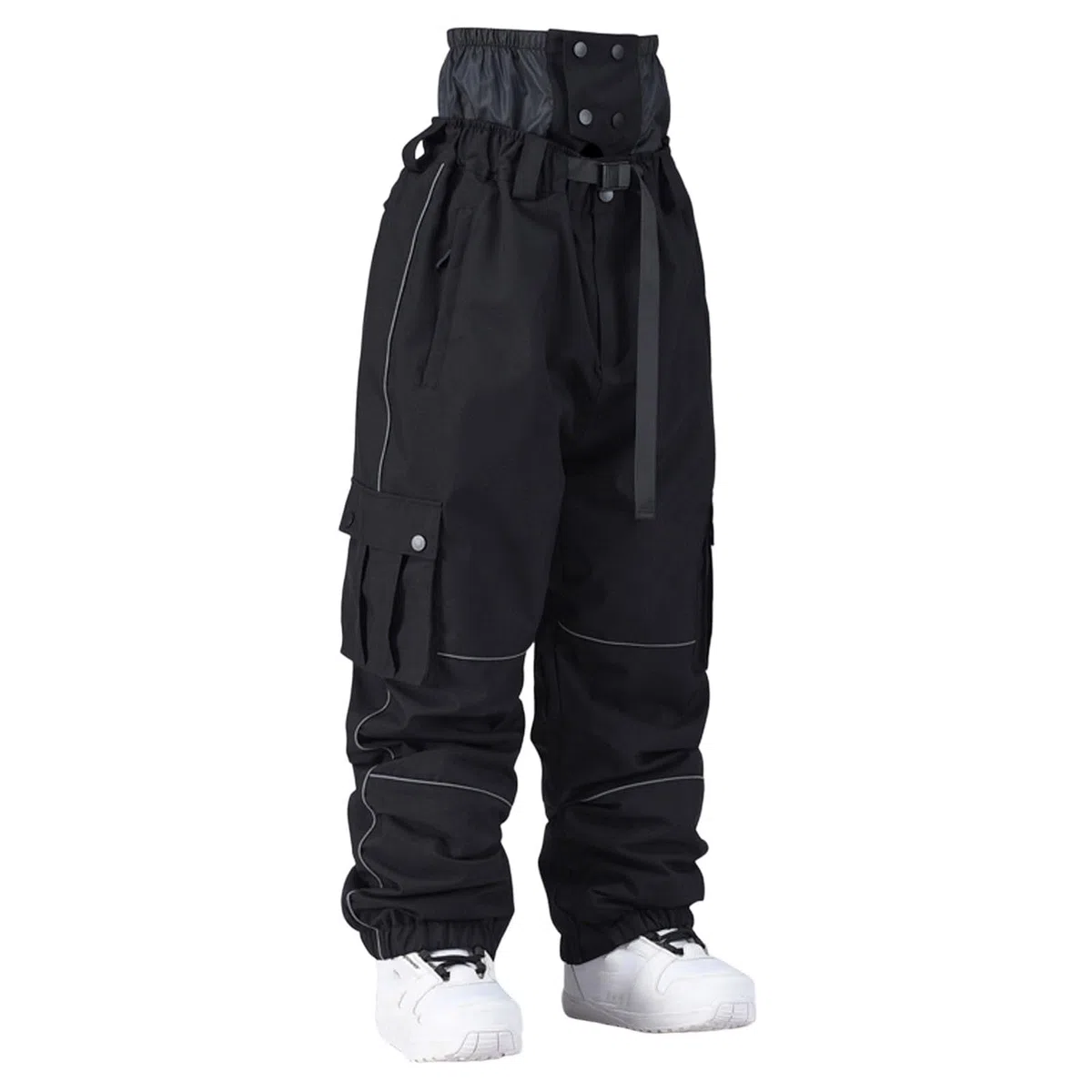 Sunnyuk Salopette Sci Uomo Salopette Sci Impermeabile Tuta Montagna Elasticizzati Pantalone Termici da Neve Pantaloni Snowboard Taglie Forti Invernale Curvy
