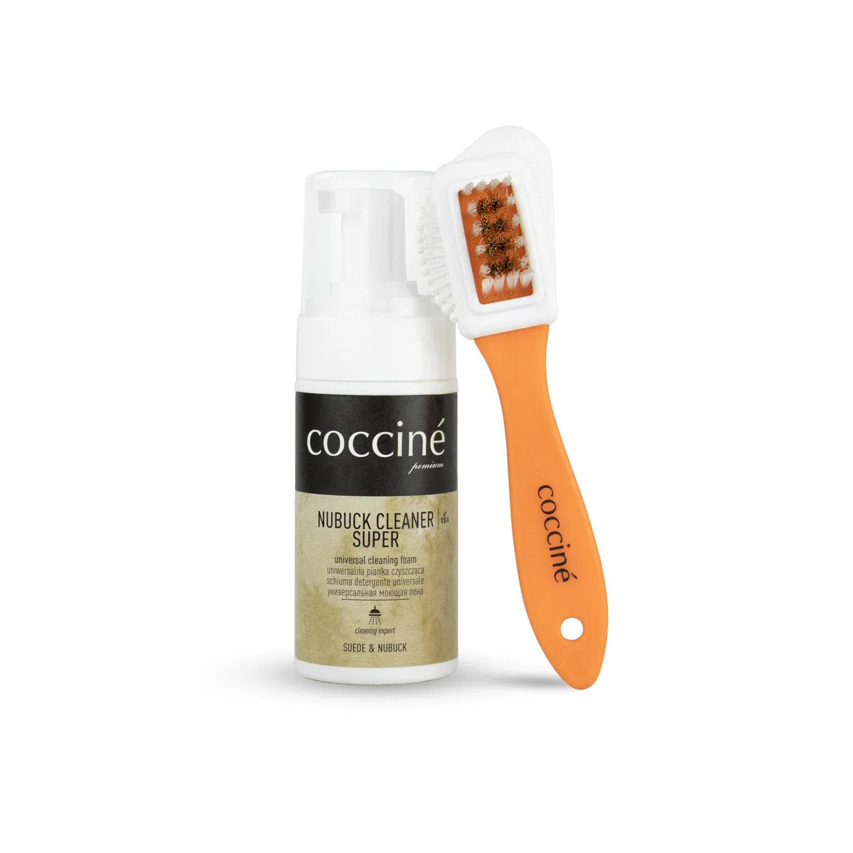 Coccine - Schiuma Pulizia Scarpe Scamosciate e Nabuk, Pulisci Scarpe, Schiuma Scamosciata, Pulitore Scamosciate, Pelle Nabuk Cura senza Sporco, Vernice Pulita e Rinfrescata, Cleaning Foam