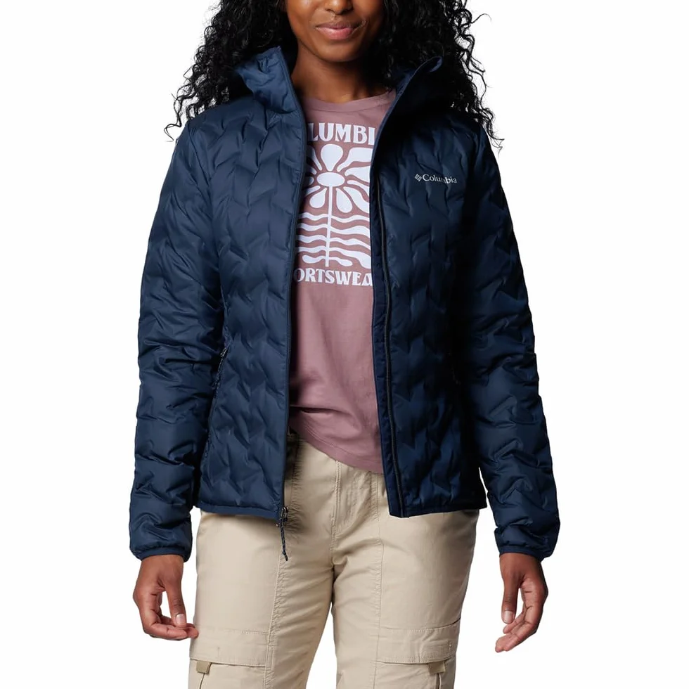 Columbia Delta Ridge 2 Down Hooded Jacket Piumino Con Cappuccio Donna