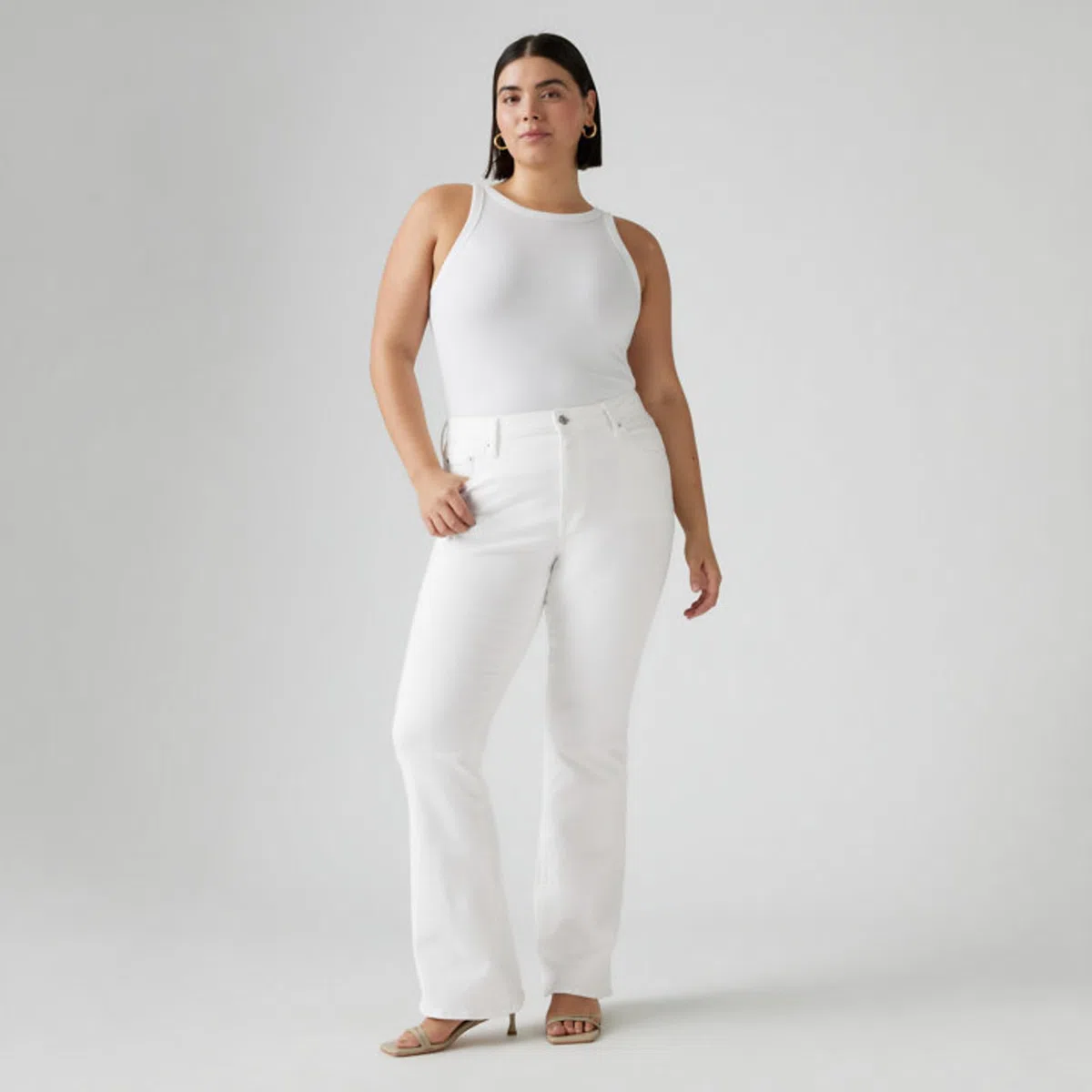 Levi's 726 High Rise Flare Jeans Donna