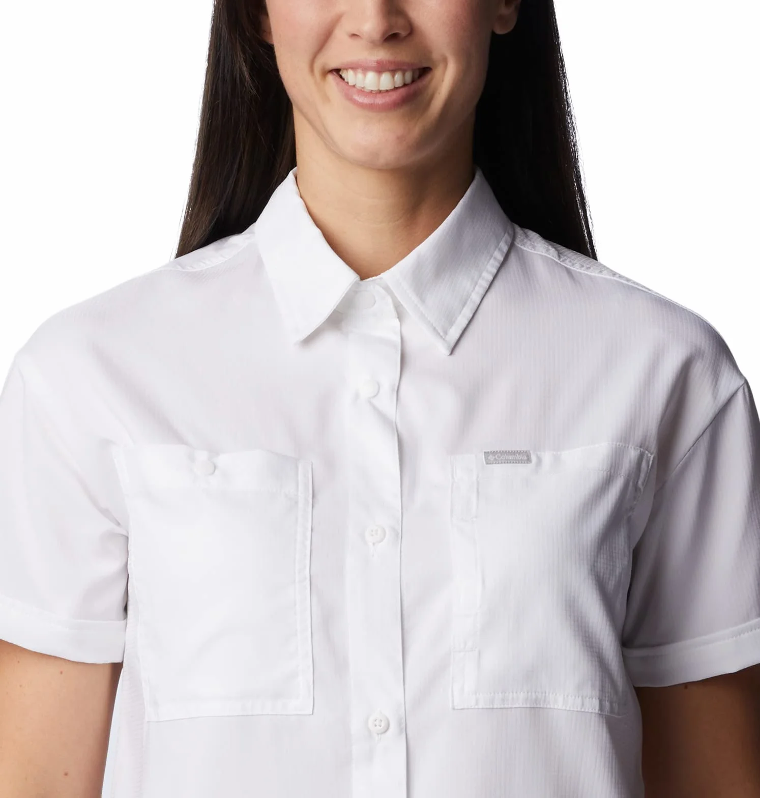Columbia Silver Ridge Utility-Maglietta A Maniche Corte Camicia da Escursionismo Donna