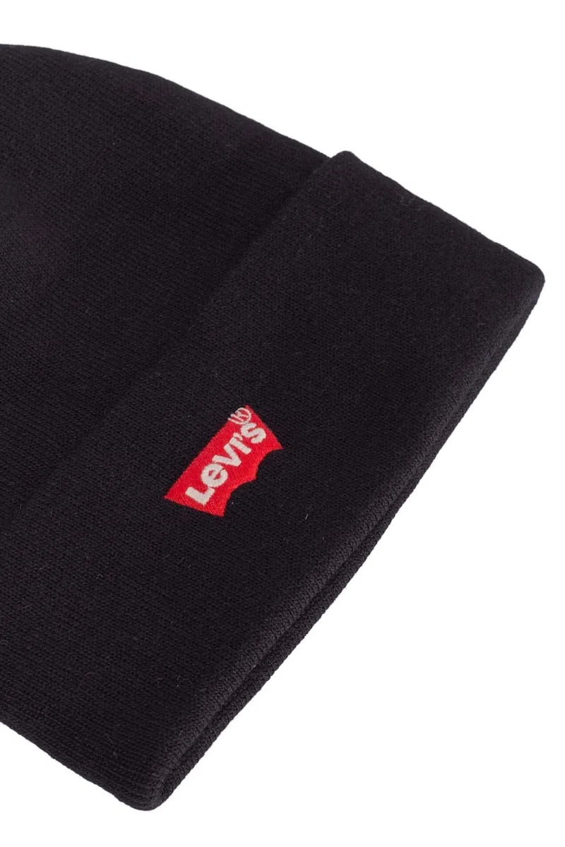 Levi's - Red Batwing Embroidered Beanie, Cuffia Uomo