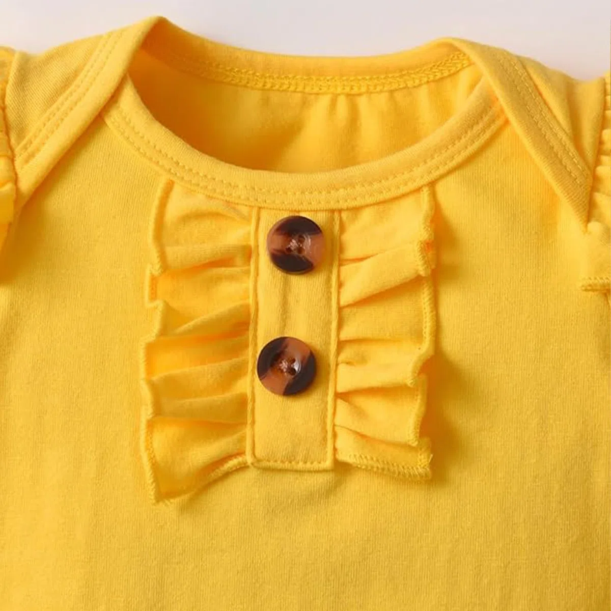 3 Pezzi Abiti Gonna Set per Neonata Top Romper con Volant a Manica Corta + Gonna Stampato con Fascia Completo Set di Vestitini per Neonati