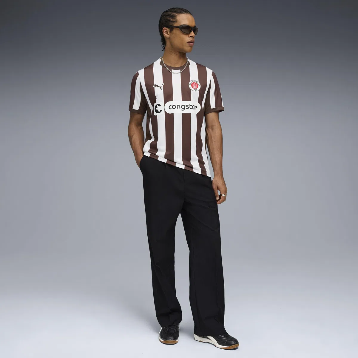 Puma FC St.Pauli Home Jersey T-Shirt Uomo (Pacco da 1)