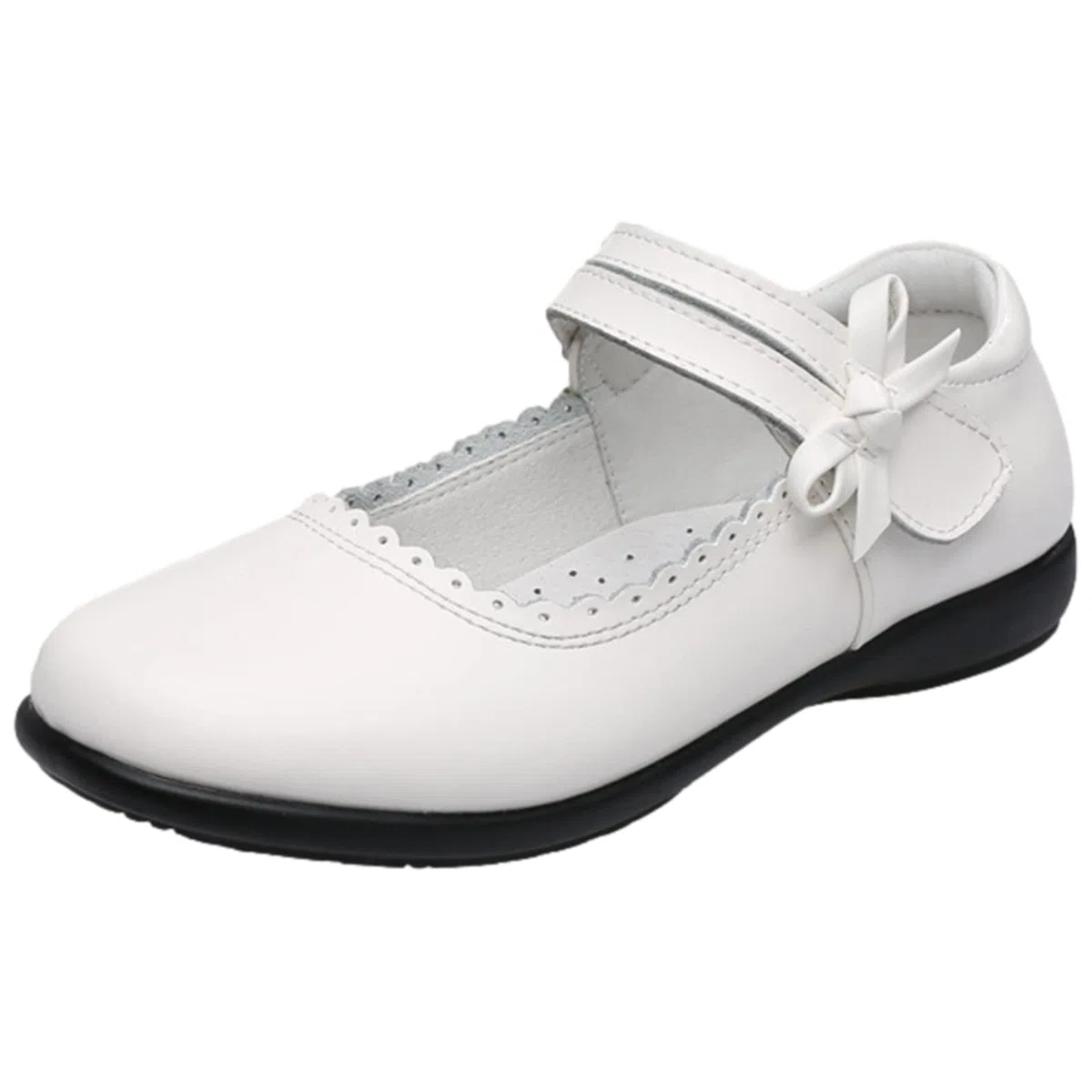 rismart Ragazze Bambina Bella Mary Jane Basse Cuoio Morbido Scarpe Oxfords