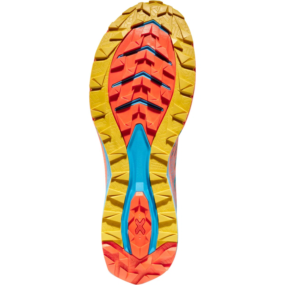 LA SPORTIVA Uomo Jackal II Scarpe, Cherry Tomato-Tropic Blue, 44.5