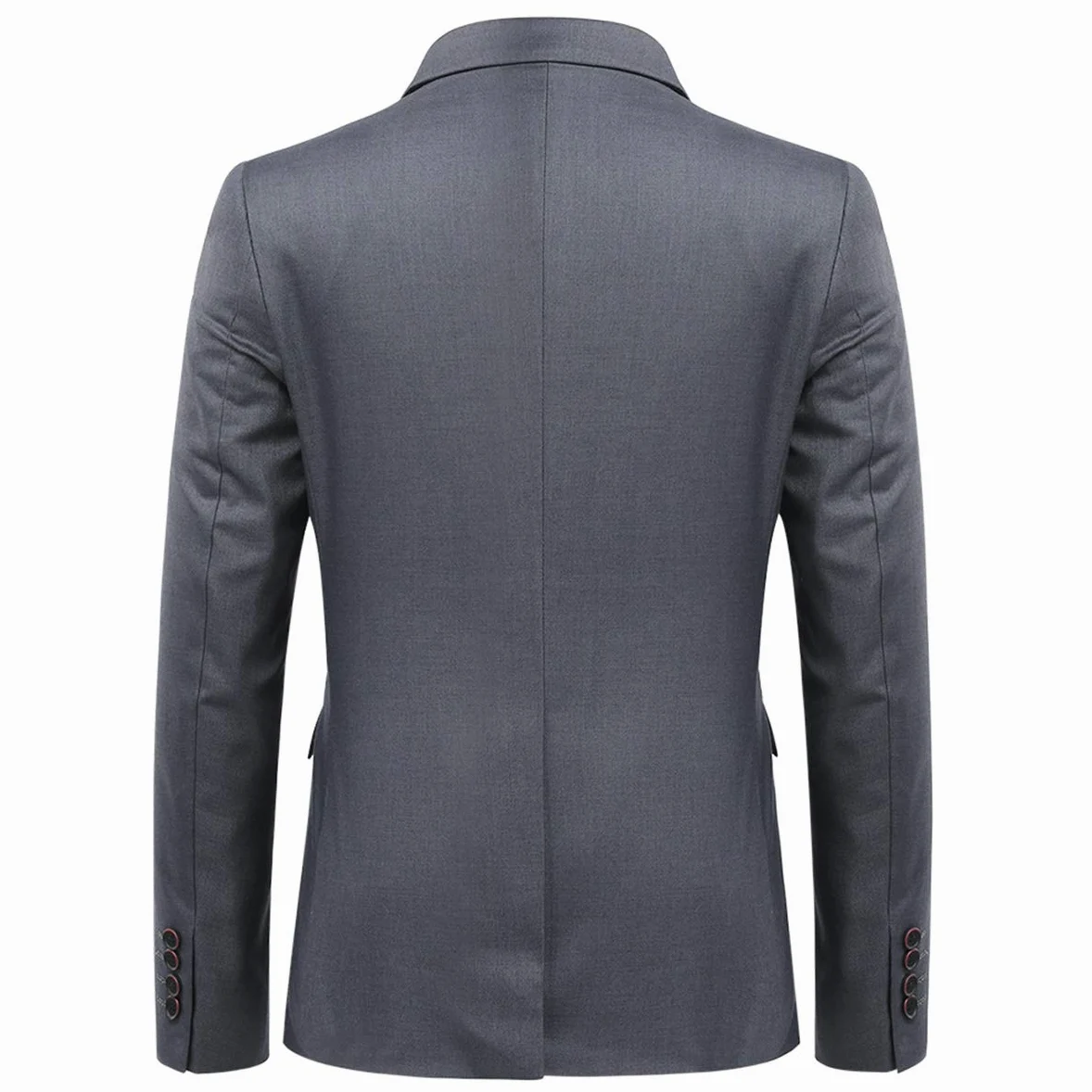 Allthemen Abito da Uomo in 2 Pezzi Tinta Unita Suit con Due Bottoni da Lavoro Business (Blazer + Pantaloni)