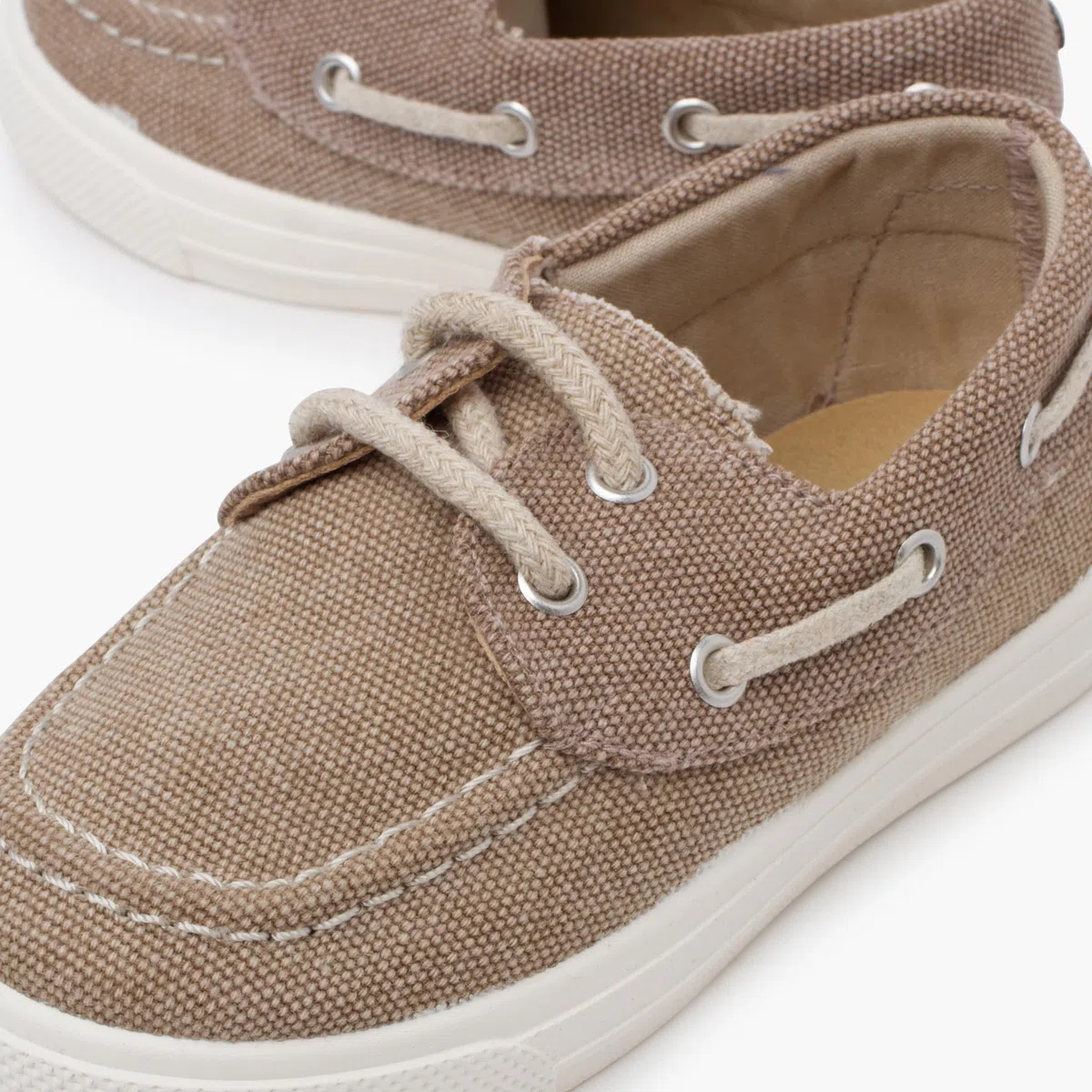 Scarpe da Barca Estivi Tela Organica per Bambini