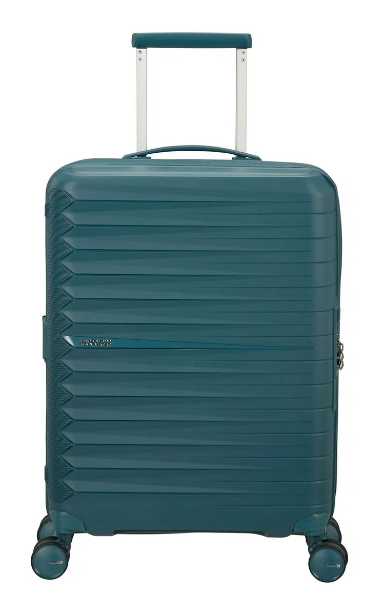 American Tourister carrello Fastforward Spinner 55/20 TSA EXP Trolley Totally Teal petrolio