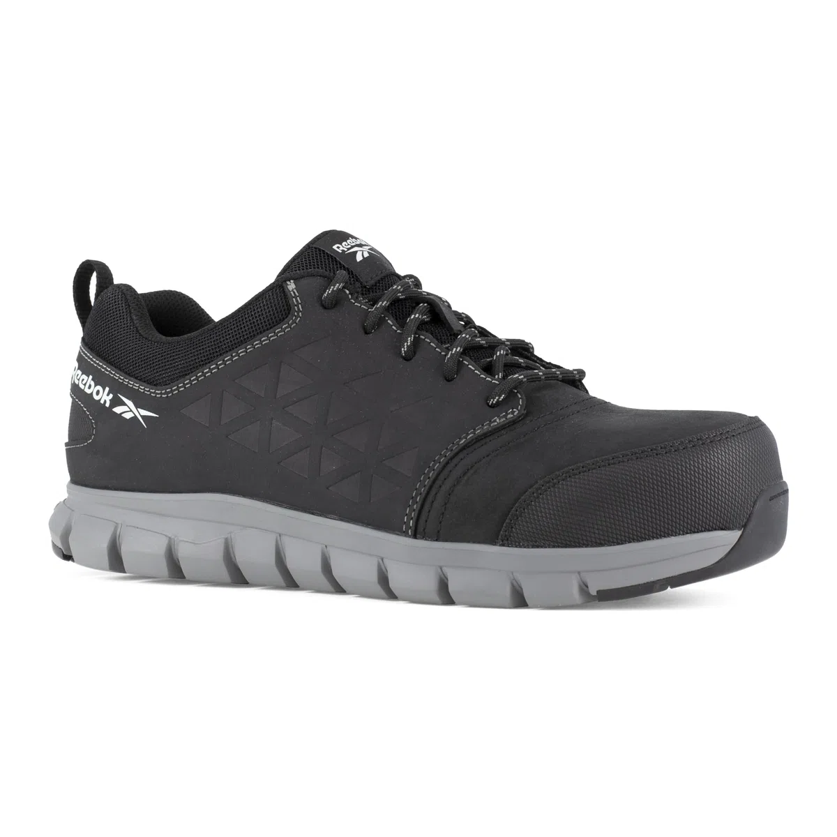 Reebok Scarpa antinfortunistica da uomo Excel Light, a vita alta, antistatica, punta in alluminio