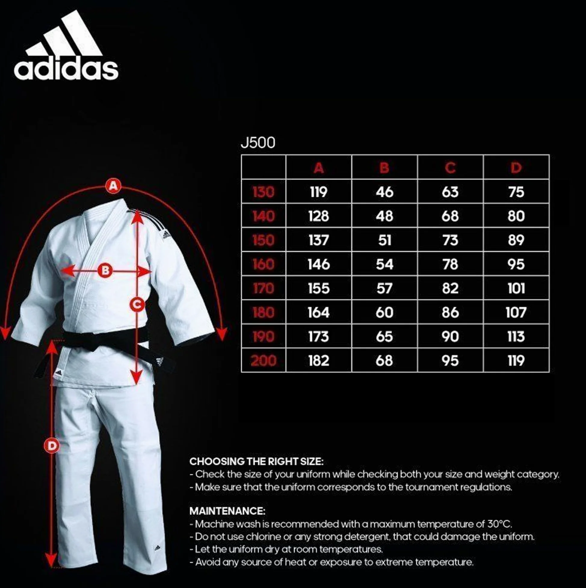 adidas Adidas Uniforme Da Allenamento Judo - 500g Di Arti Marziali Student Gi adidas Uniforme da allenamento Judo - 500g di arti marziali Student Gi Judo Uniforme