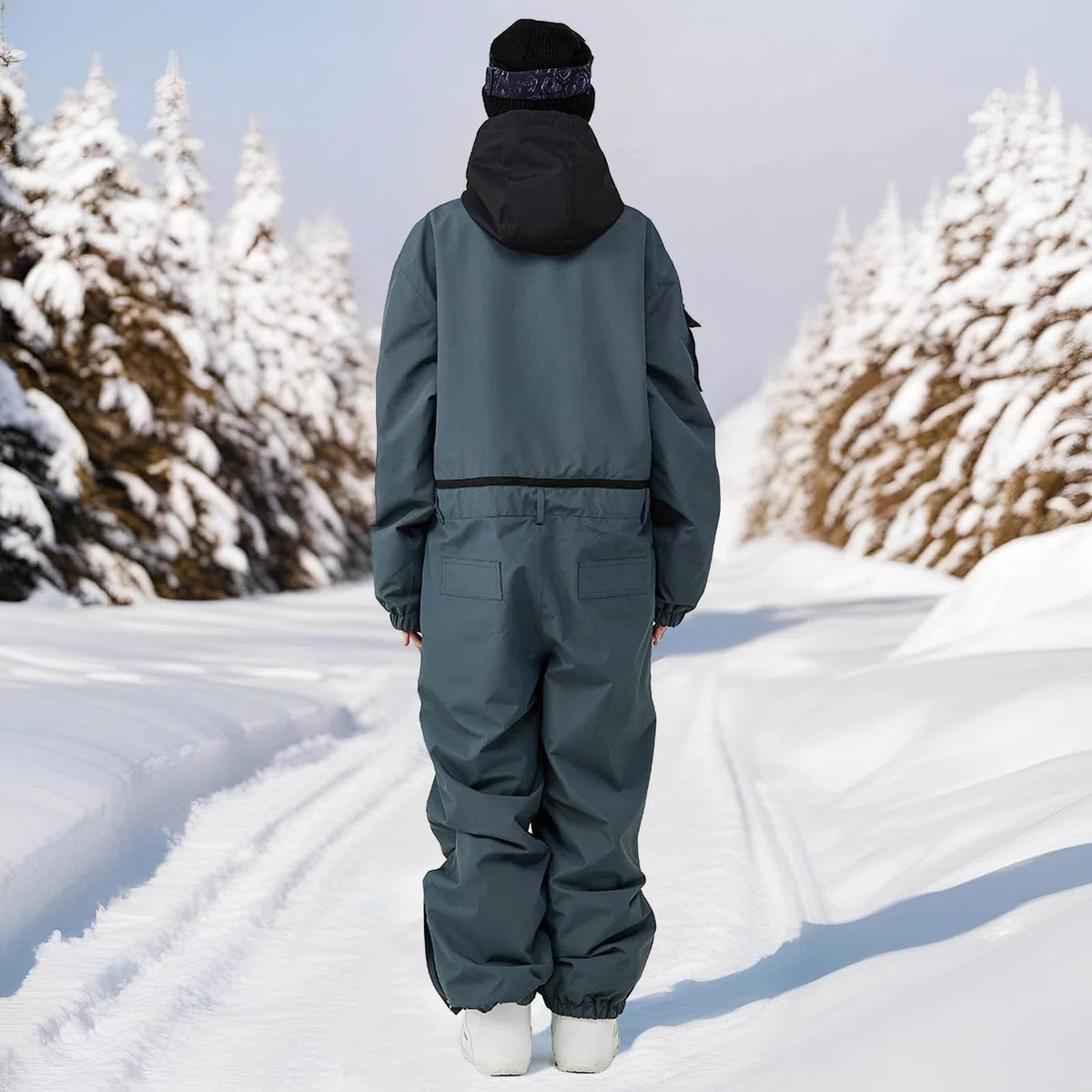 2026 Tute da Sci Intere da Uomo e da Donna, Tuta da Neve Isolate e Impermeabili, Invernali per sulla Neve Morbida Calda Snowboard Moto per Alpinismi Ciclismo Trekking Abbigliamento da Strada
