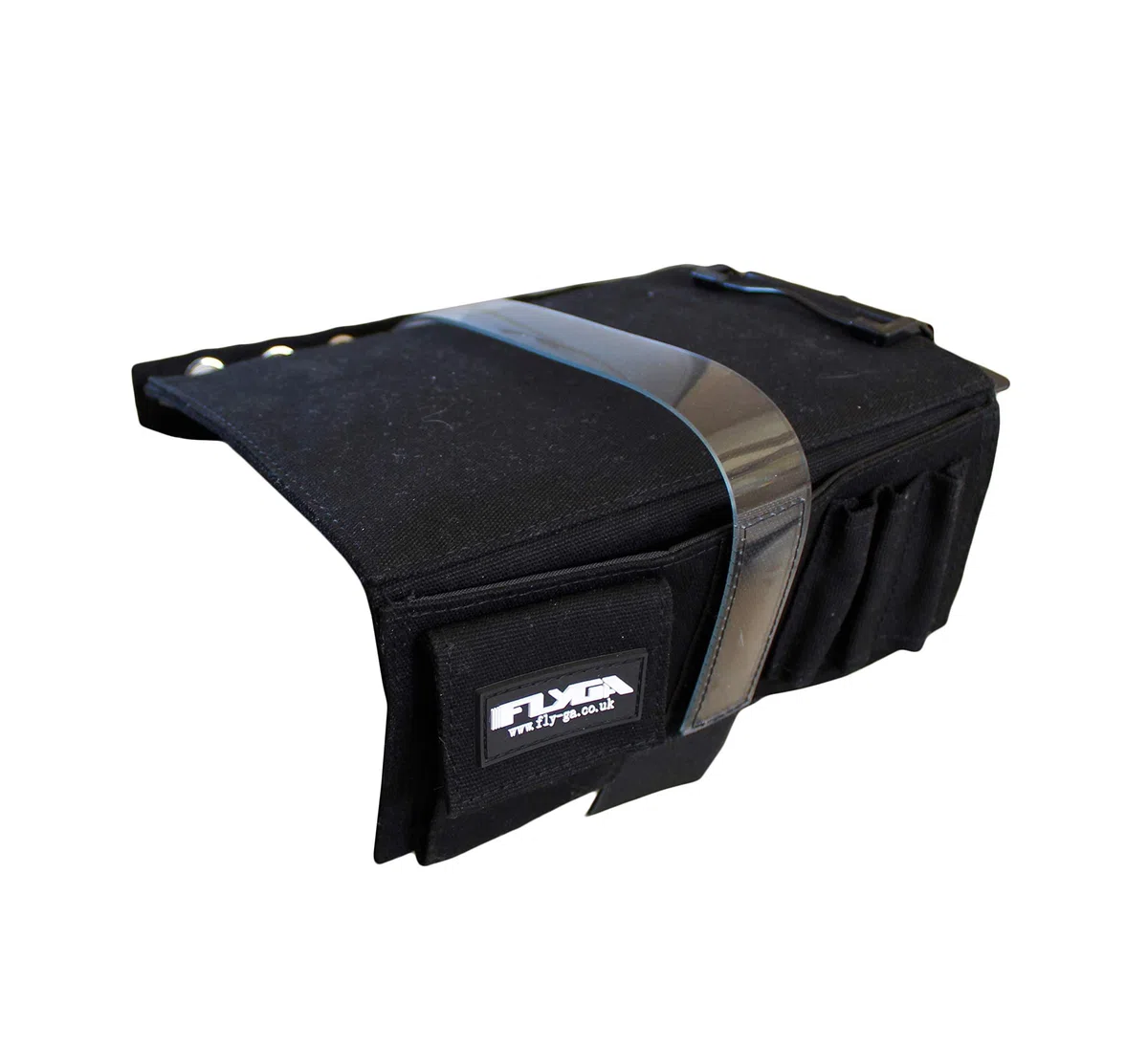 FlyGA Aviation Pilot Kneeboard – Design in tessuto resistente – Adatto per documenti A5, include spazio di archiviazione