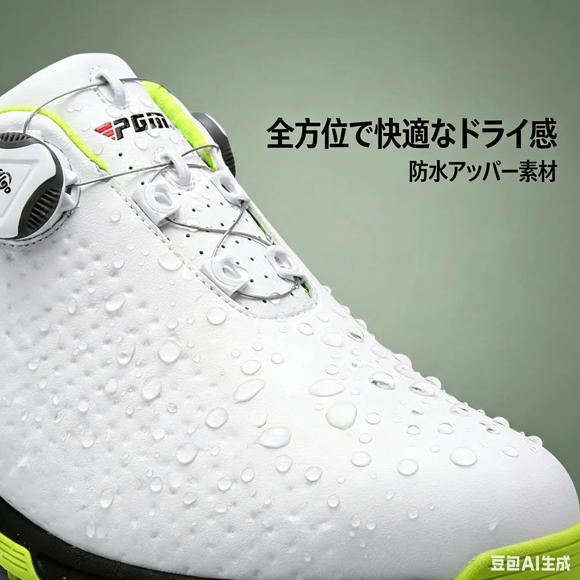 Scarpe da Golf Impermeabili Anti-Skid per Uomo con Sistema di Pizzo