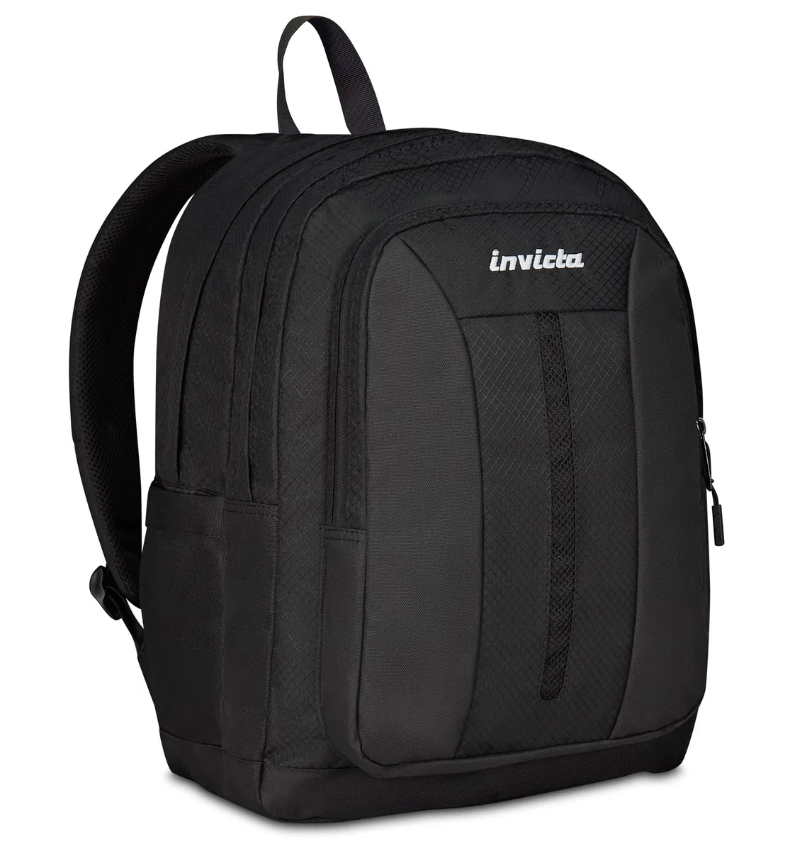 Invicta Zaino Scuola Jelek Up Led, Nero, Doppio Scomparto Con Tasca per PC e Tasca per Borraccia, 36 lt, Scuola Media e Superiore, Zaino Ragazza e Ragazzo