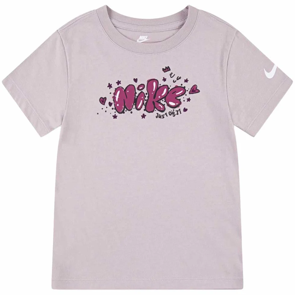 Nike Nkg Essentials AOP Ringlet Tee T-Shirt Bambine e Ragazze