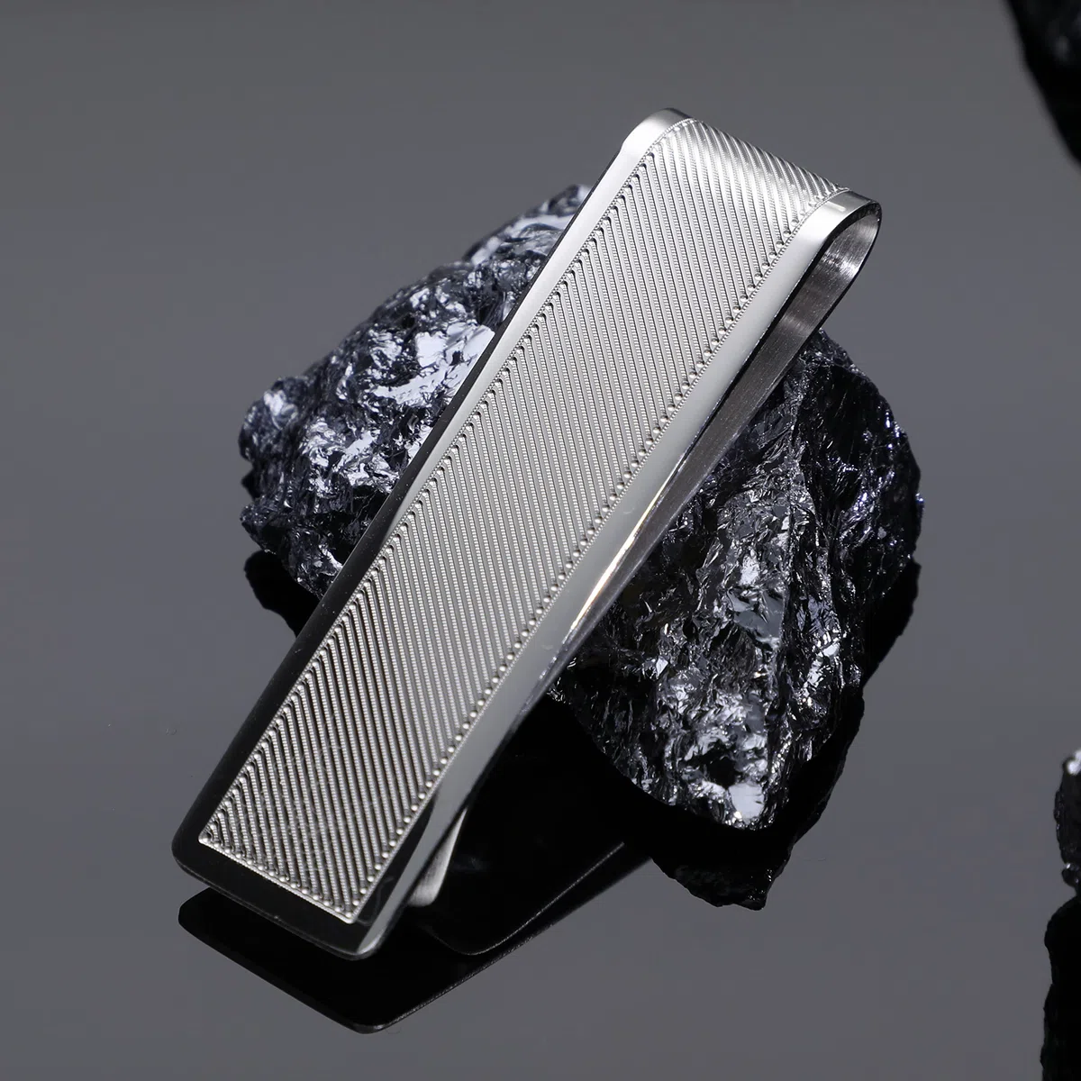 Clip Portabanconote Per Uomo In Argento Sterling 925 Lucidato A Specchio Senza Nickel Resistente AllOssidazione