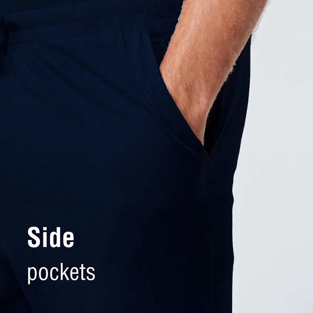 The Essentials Wardrobe Pantaloni da pigiama da uomo, in jersey di cotone, taglia S-4XL