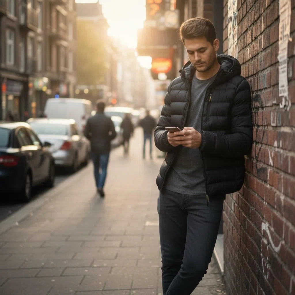 Calvin Klein Giacca imbottita in jacquard tessuto San Gabriel 2026 da uomo