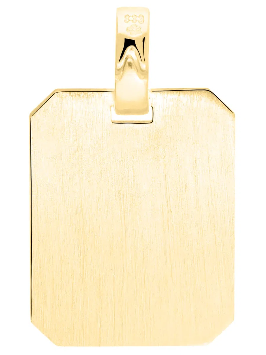MyGold, segno zodiacale a ciondolo (senza catena), in oro giallo 333 (8 carati), opaco e lucido, 21 mm x 12 mm, segni zodiacali, oroscopo, collana con pendente, ciondolo in oro, regalo, idea regalo, Gaudino MOD-04400