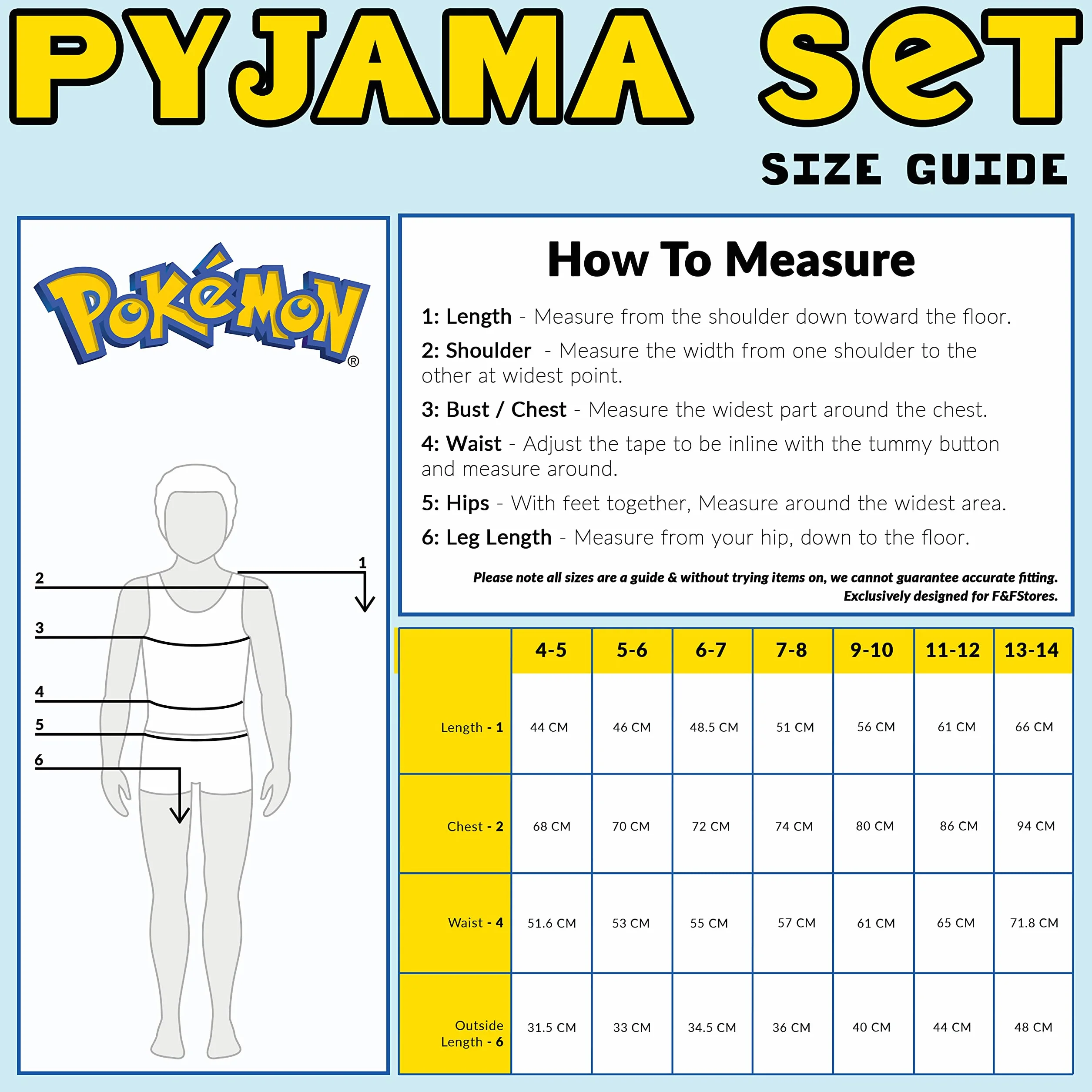 Pokémon Pigiama Corto Bambino, Indumenti Notte Traspiranti Tshirts Pantaloncini - Pikachu Regalo