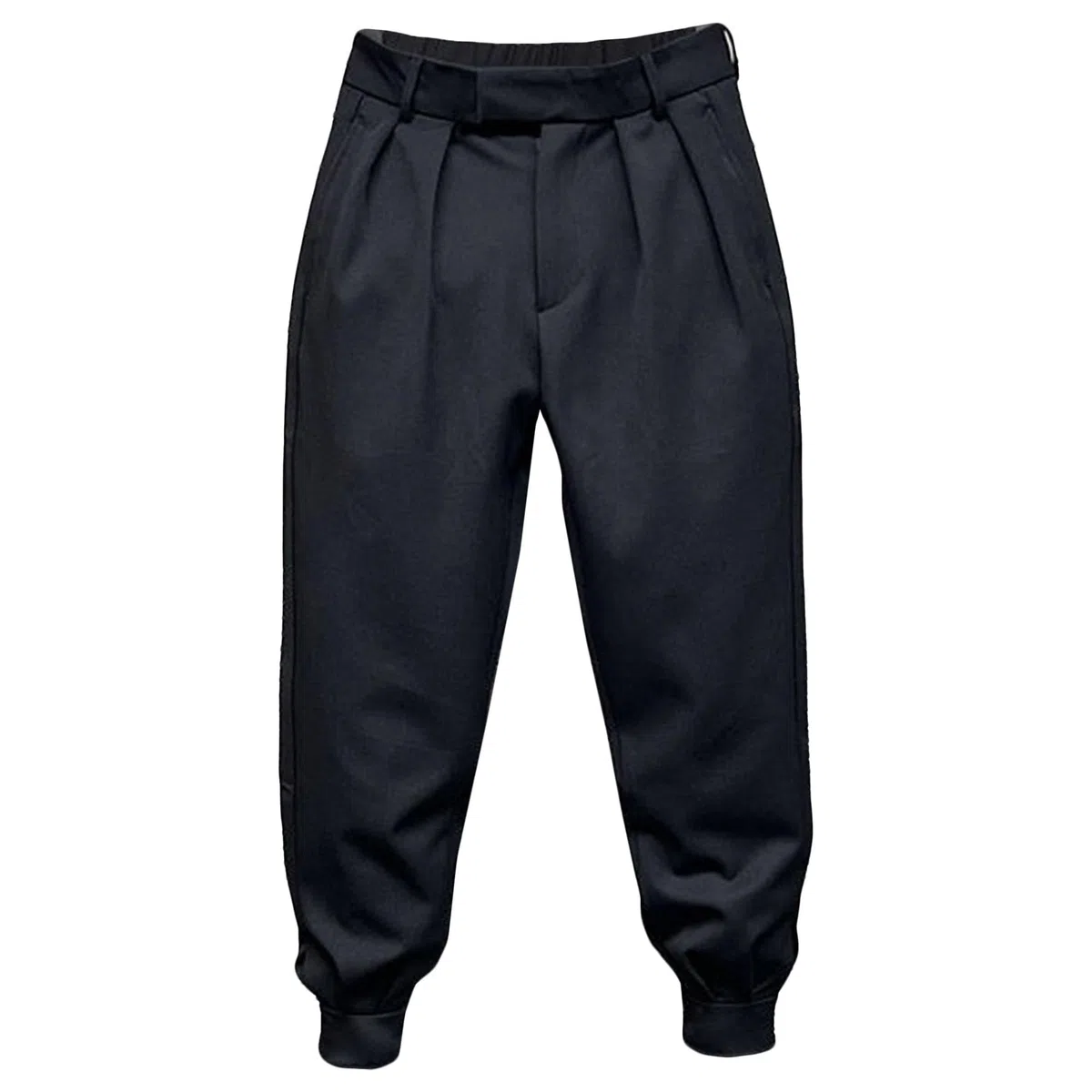 Uomo Casual Polsini Caviglia Costume Pantaloni da Lavoro Estivi Sottile Conico Pantaloni Abito Casual Tinta Unita