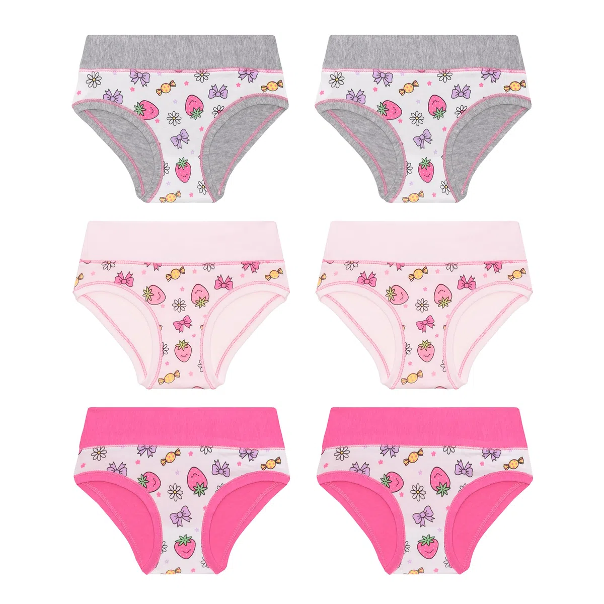 Ellepi Slip Mutande Cotone, Bambina e Ragazza