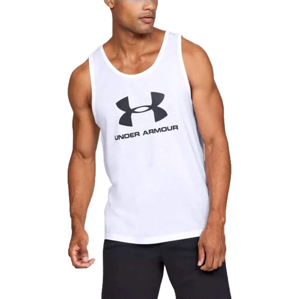 Under Armour Sportstyle Logo Tank T-Shirt Uomo (Pacco da 1)