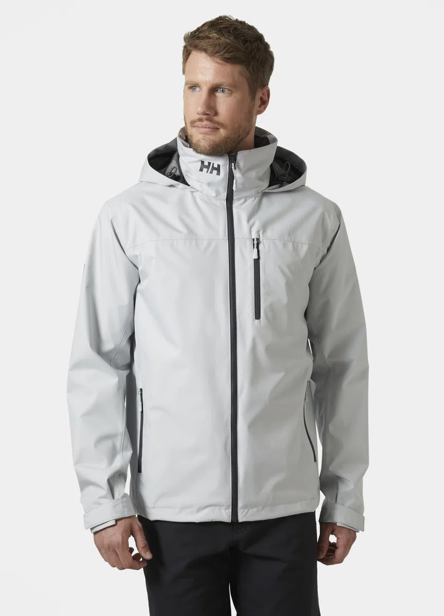 Helly Hansen Giacca Uomo Crew con Cappuccio – Giacca da vela impermeabile e antivento