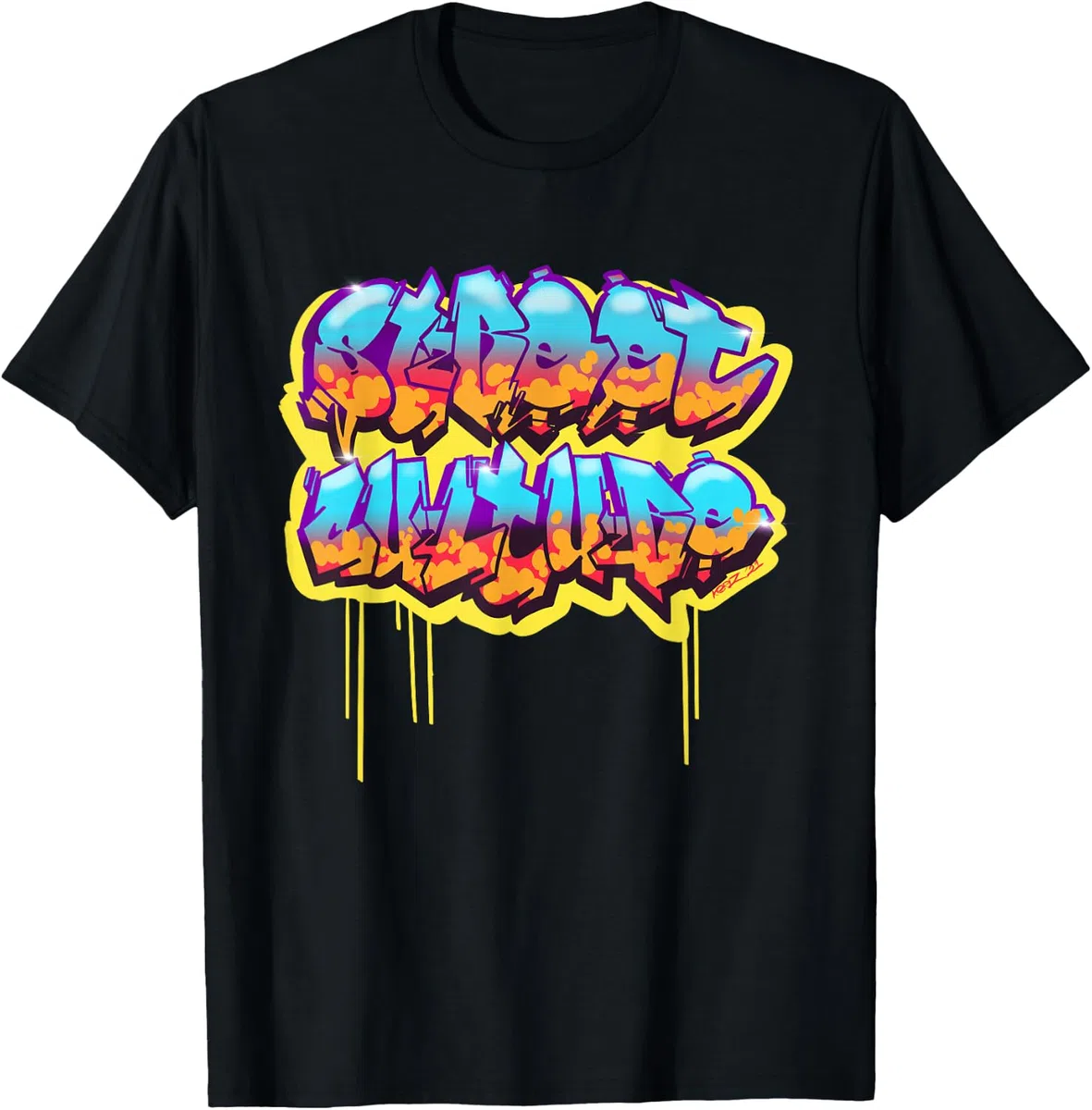 Cultura di Strada Abbigliamento Urbano Stile Graffiti Maglietta