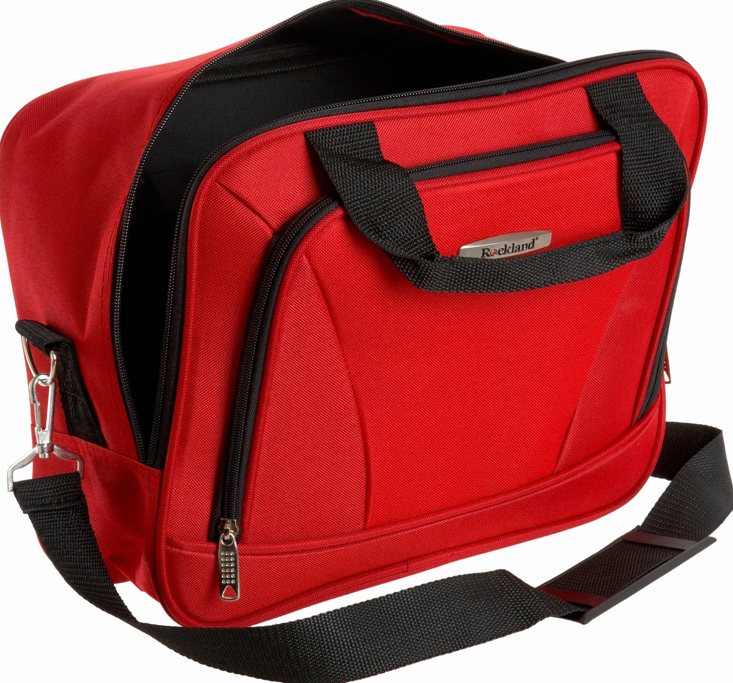 Rockland, Set di valigie Journey, morbide, verticali, Rosso, 4-Piece Set (14/19/24/28)