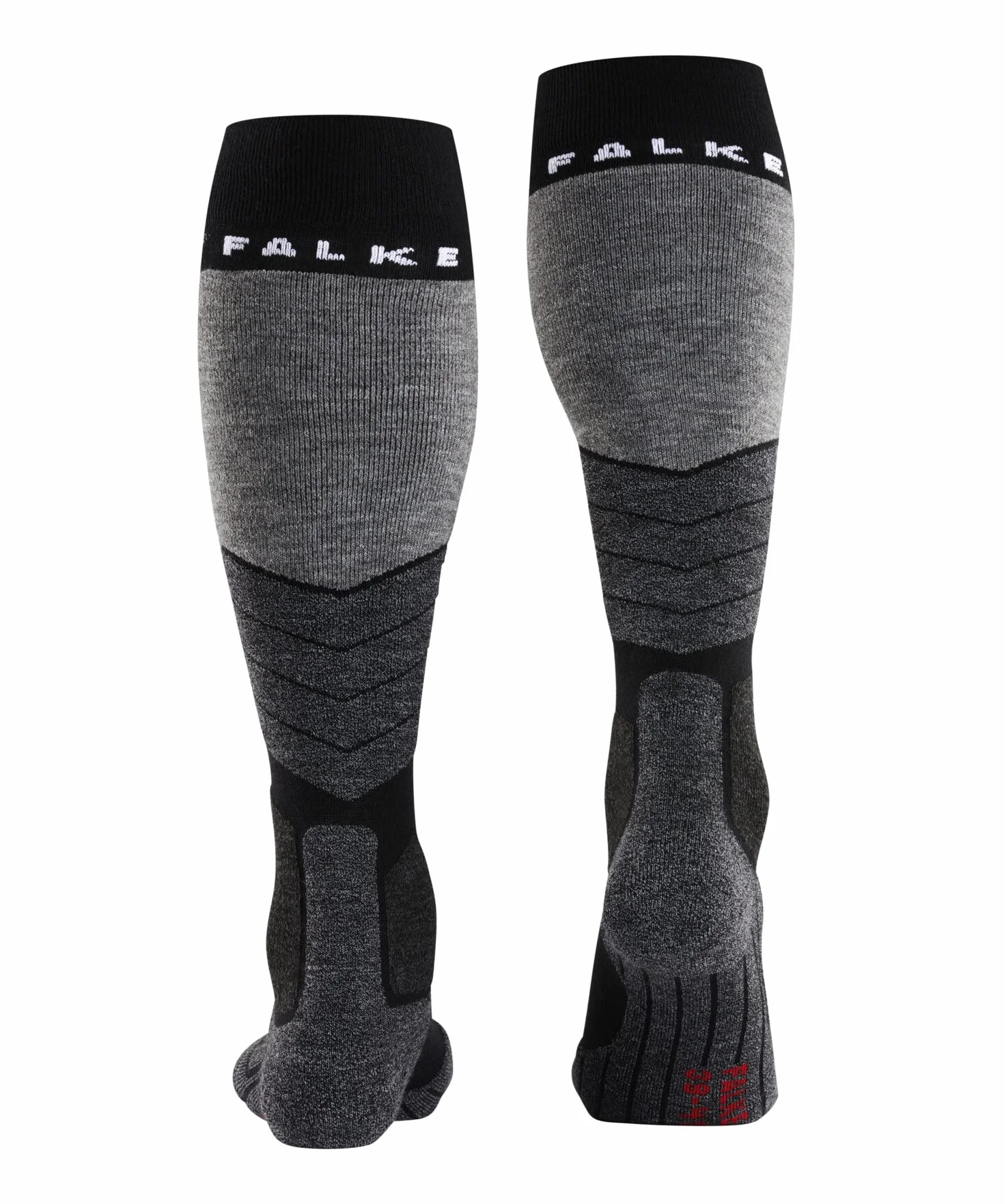 FALKE donna SK2 calzini da sci imbottitura media protezione tibia spessi caldi traspiranti asciugatura rapida termoregolanti antiodore lana filo funzionale 1 paio