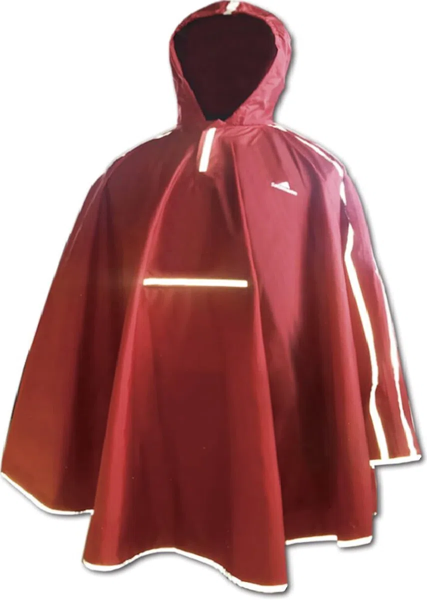 Salzmann Poncho antipioggia per bambini dai 5 ai 15 anni | Realizzato con 3M Scotchlite | Mantella impermeabile per ragazze e ragazzi