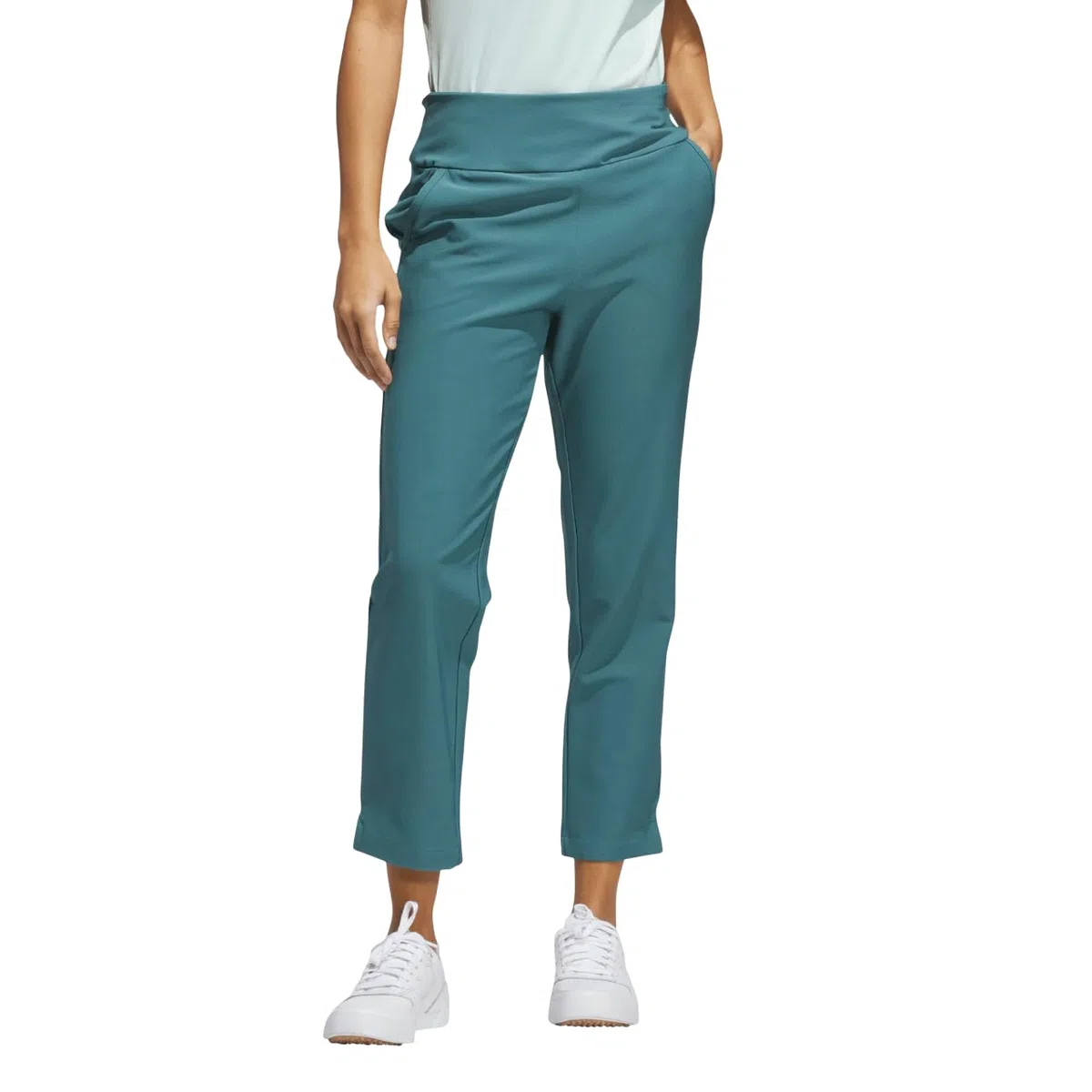 adidas Ultimate Solid Ankle, Pantaloni da Golf da Donna, Verde